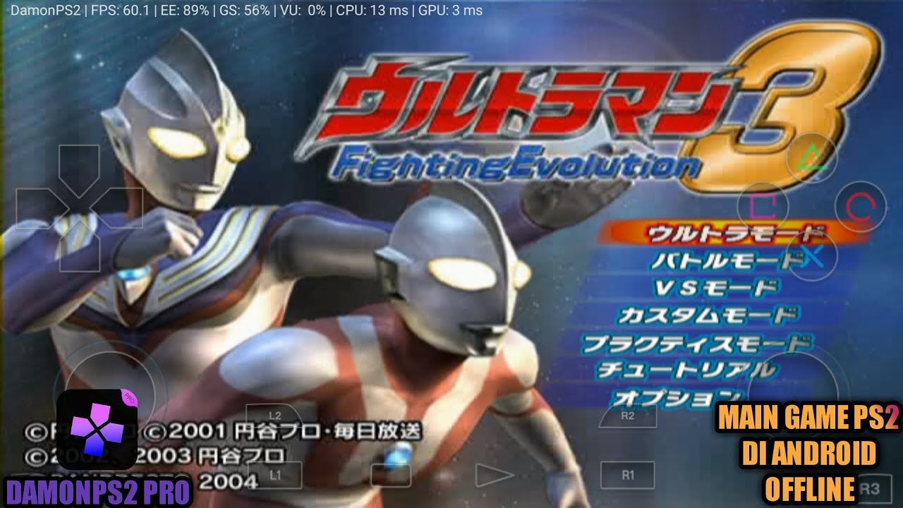 Download Game Ultraman Fighting Evolution 3